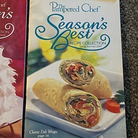 Pampered Chef Seasons Best Recipe Collection Books 4 Total - Picture 5 of 13